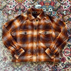 NTW Madewell size XS women’s plaid shirt jacket